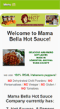 Mobile Screenshot of mamabellahotsauce.com